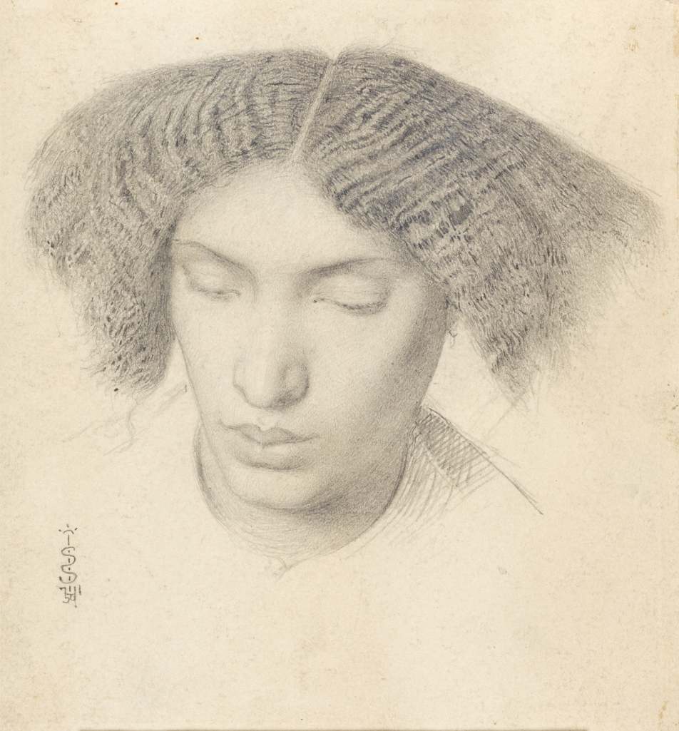 Simeon Solomon: Simeon Solomon, Portrait of Mrs Fanny Eaton, 1859, Fitzwilliam Museum, Cambridge, UK.
