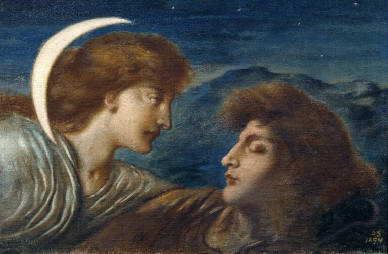 Simeon Solomon: Simeon Solomon, The Moon and Sleep, 1894, Tate Britain, London, UK.
