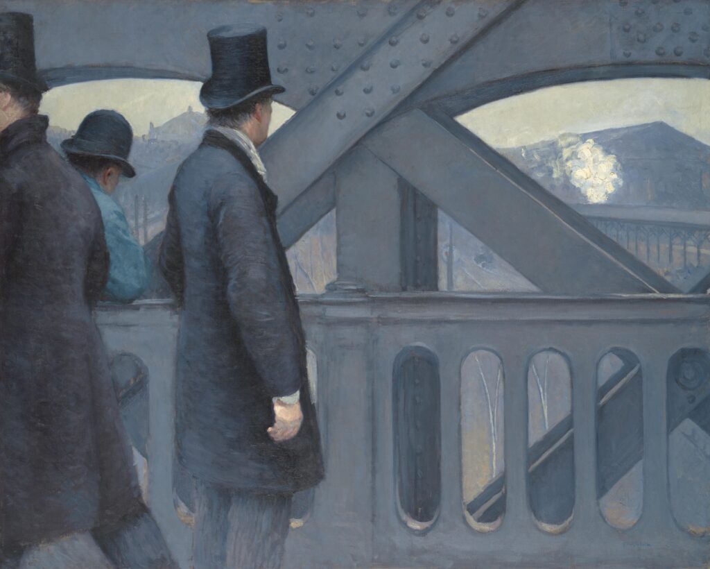 Caillebotte Paris: Gustave Caillebotte, On the Pont de l’Europe, 1876–1877, Kimbell Art Museum, Fort Worth, TX, USA. Museum’s website.
