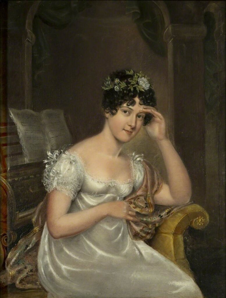 Rolinda Sharples: Rolinda Sharples, Portrait of the Artist, c. 1814, Bristol Museum and Art Gallery, Bristol, UK.
