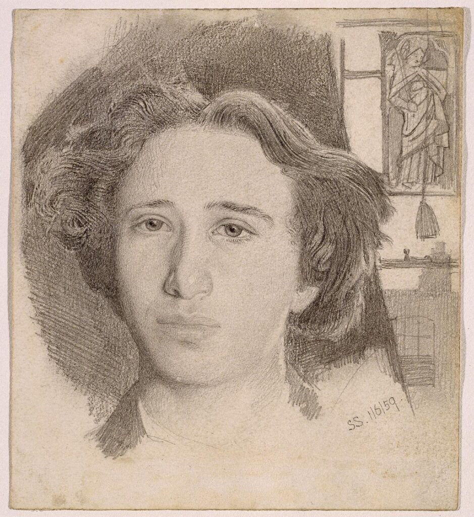 Simeon Solomon: Simeon Solomon, Self-Portrait, 1859, Tate Britain, London, UK.
