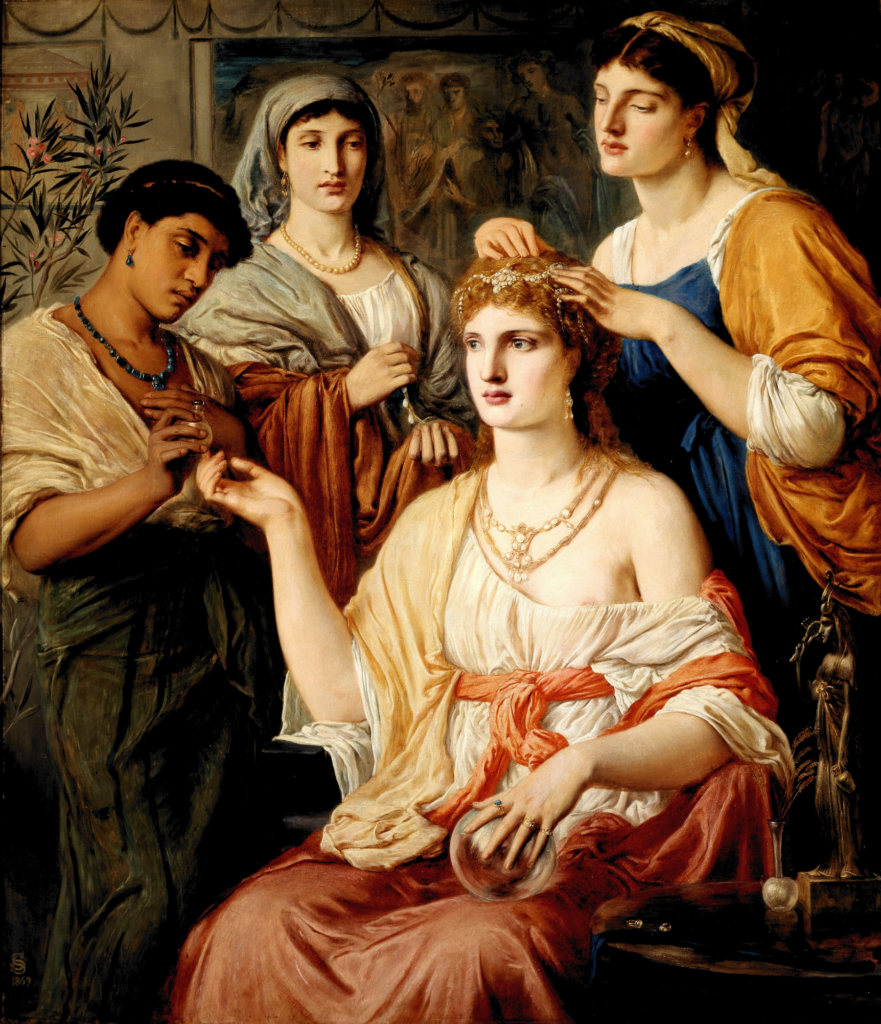 Simeon Solomon: Simeon Solomon, Toilette of a Roman Lady, 1869, Delaware Art Museum, Wilmington, DE, USA.
