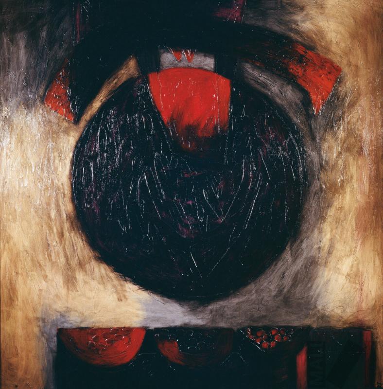Museo de Arte de Lima: Fernando de Szyszlo, Puka Wamani, 1968, Museo de Arte de Lima, Lima, Peru.
