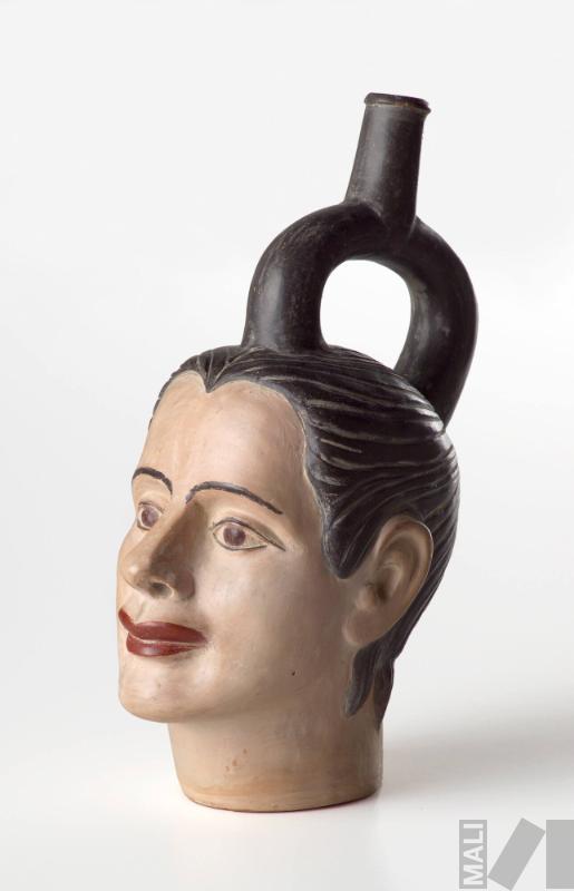 Museo de Arte de Lima: Susana Torres, Huaco Self-Portrait (Huaco Auto retrato), 2006, Museo de Arte de Lima, Lima, Peru.
