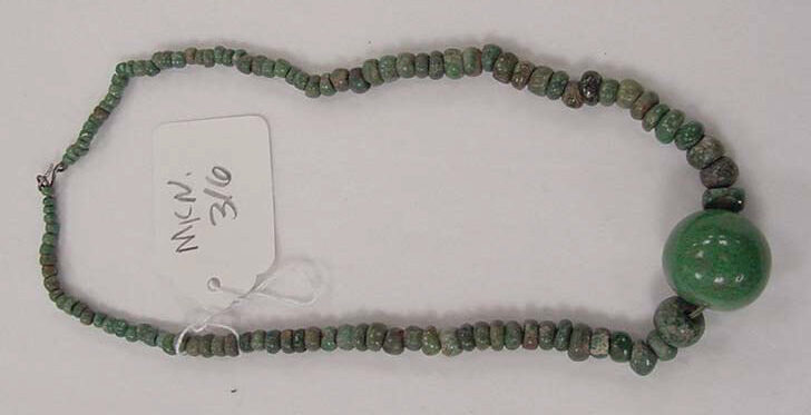 Jade art: Jade art: Jade necklace, Costa Rica, 500 BCE–900 CE, Metropolitan Museum of Art, New York City, NY, USA.
