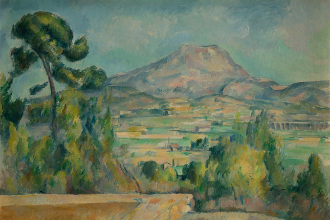 Places from Iconic Paintings: Paul Cézanne, Montagne Sainte-Victoire, 1890, Musée d’Orsay, Paris, France.
