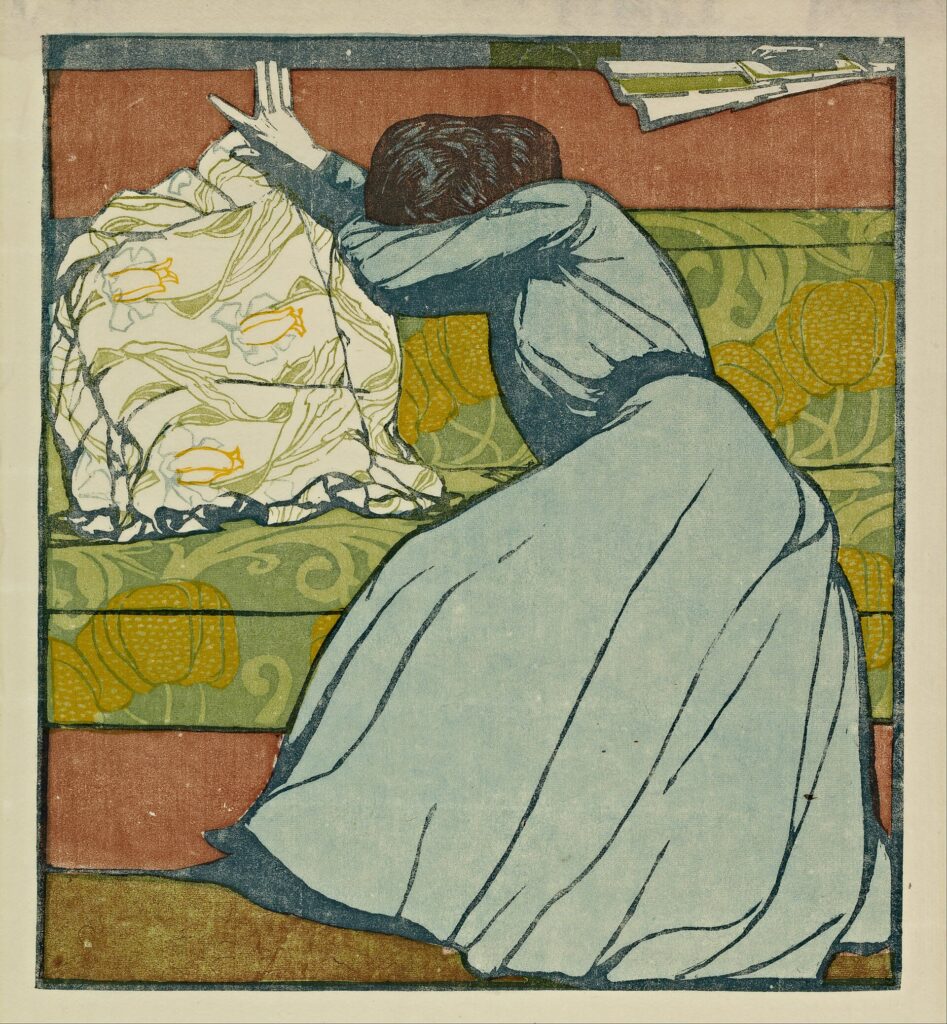 Vienna Secession: Max Kurzweil, Der Polster (The Cushion), 1903, National Gallery of Art, Washington, DC, USA.
