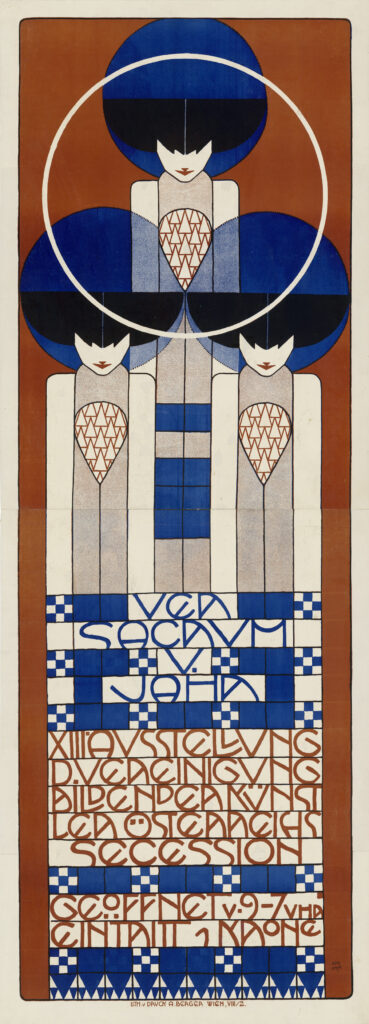 Vienna Secession: Koloman Moser, Ver Sacrum, poster for the 13th Secession exhibition, 1902, Kunstbibliothek Berlin, Berlin, Germany.
