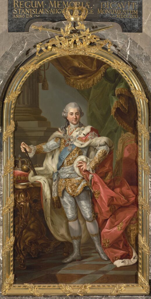 stanisław august poniatowski collection: Marcello Bacciarelli, Stanisław August in Coronation Robes, 1768–1771, Royal Castle in Warsaw, Warsaw, Poland. Photograph courtesy of the Royal Castle in Warsaw.
