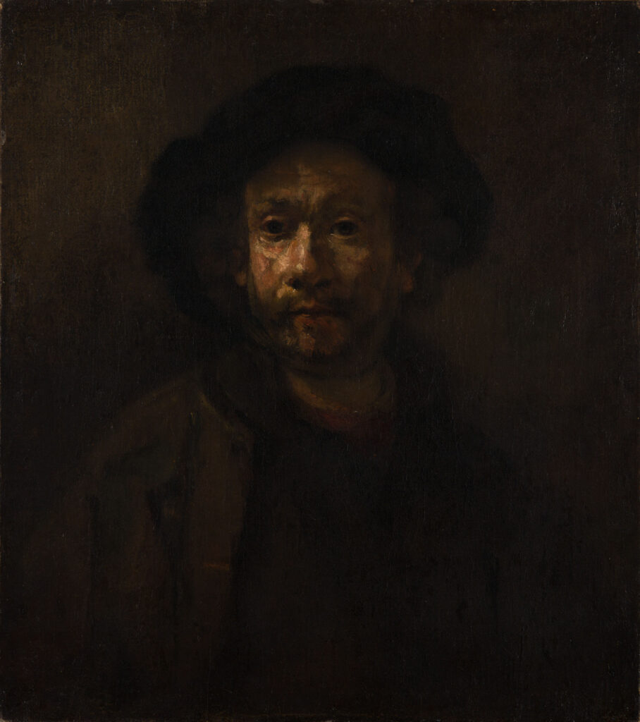stanisław august poniatowski collection: Workshop of Rembrandt, Rembrandt (Self-Portrait), c. 1635–1650, Harvard Art Museums, Cambridge, MA, USA.
