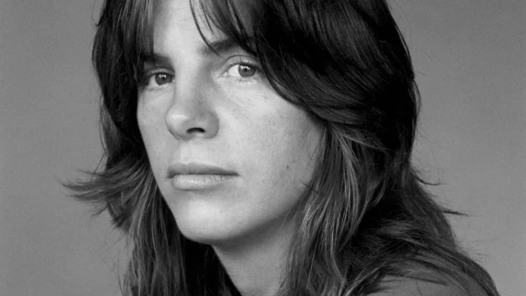 Eileen Myles: Eileen Myles, 1980. Photograph by Robert Mapplethorpe. SES/SUMS IT UP. Detail.
