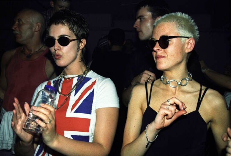 90s art fashion: Jon Shard, Flesh at The Haçienda, 1996. Courtesy of British Culture Archive © Jon Shard, British Culture Archive.
