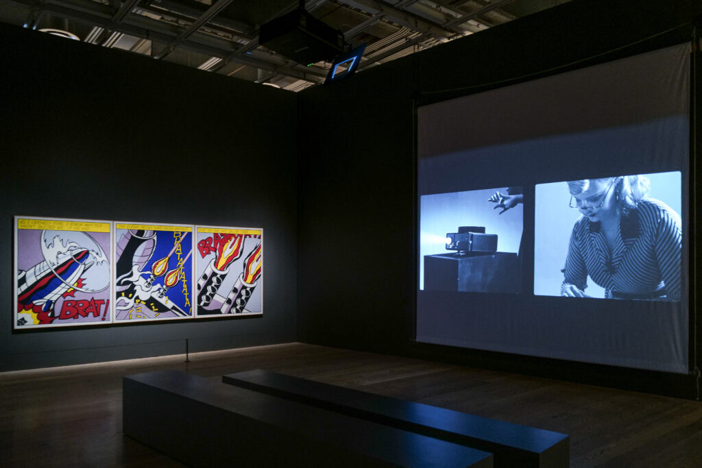 Roy Lichtenstein Like New: Installation view of Roy Lichtenstein: Like New, Whitney Museum of American Art,  October 11, 2026–May 10, 2027, New York. Artwork © Estate of Roy Lichtenstein. Photograph by Jason Lowrie/BFA.com.
