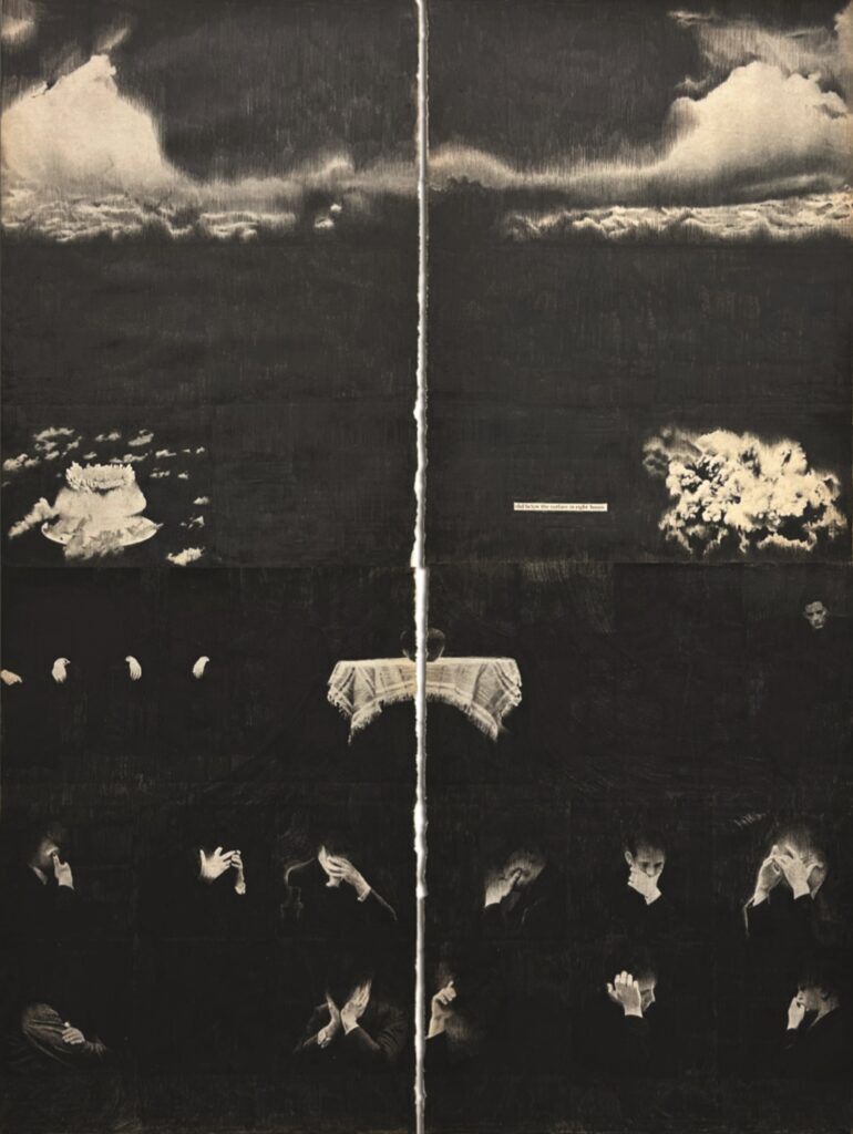 Artists Following Rembrandt: Guy Vording, Black Pages VI; Slid Below the Surface in Eight Hours, 2024, Rembrandt House Museum, Amsterdam, Netherlands.
